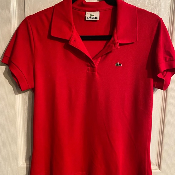 Lacoste Women's Red Polo Shirt - Picture 1 of 5